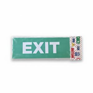 Plaque signalétique EXIT et pictogrammes de sécurité