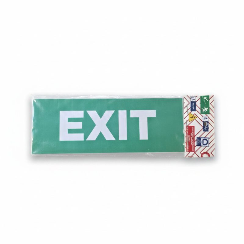 9737451 Plaque signalétique EXIT et pictogrammes de sécurité