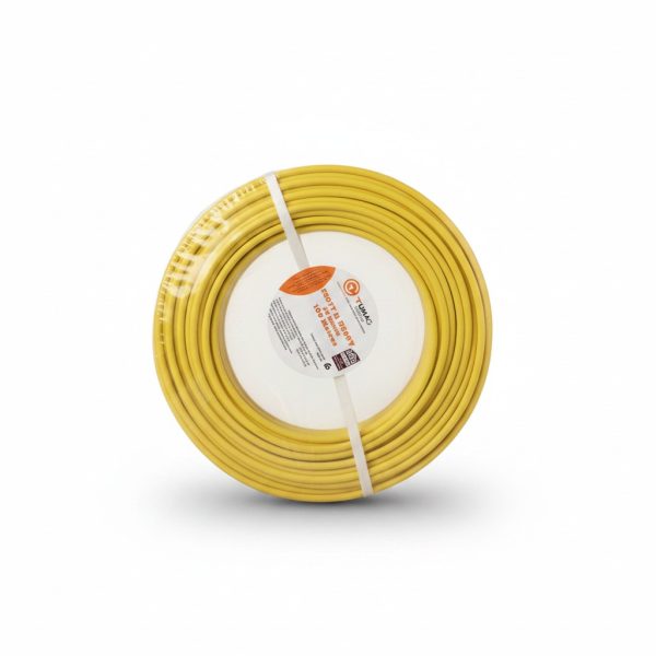 Câble Électrique U-500V 10mm² Jaune 100m TUMAG