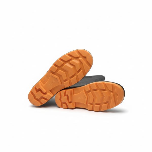 Bottes de protection PVC noires et oranges T40 INGCO