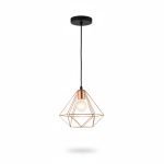 Suspension 3 lampes E27 Varage design géométrique D300