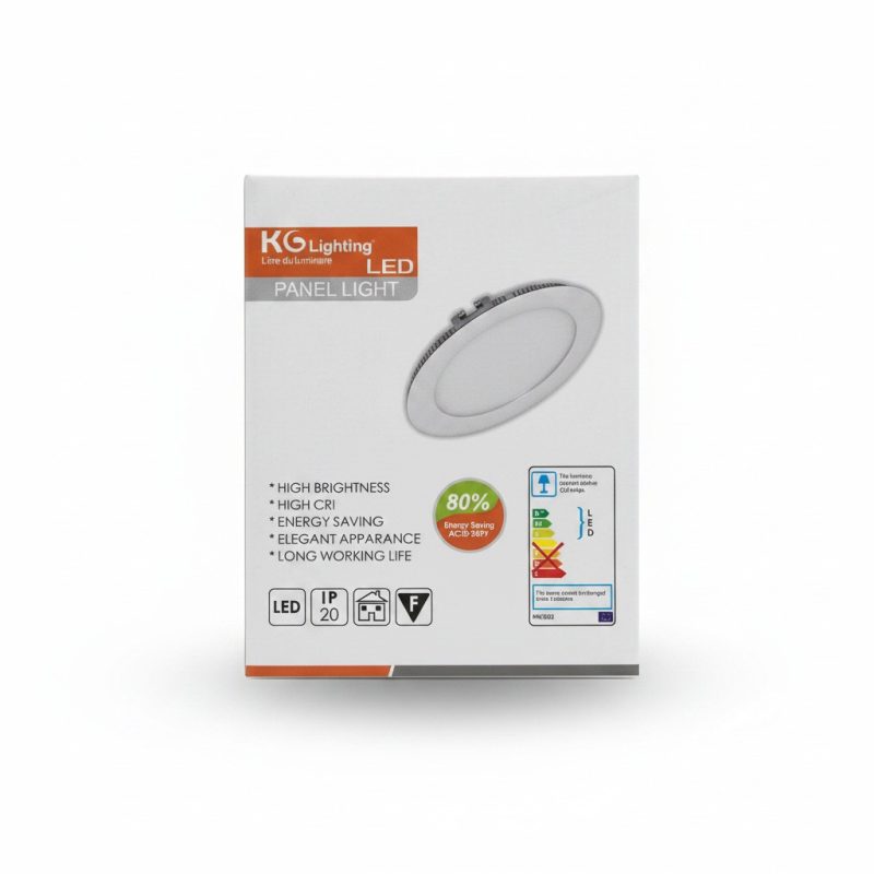 Panel LED Rond Encastrable 3W 6500K KG Lighting