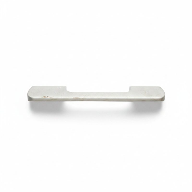 Poignée de meuble tirette Tramway matte satinée 128mm