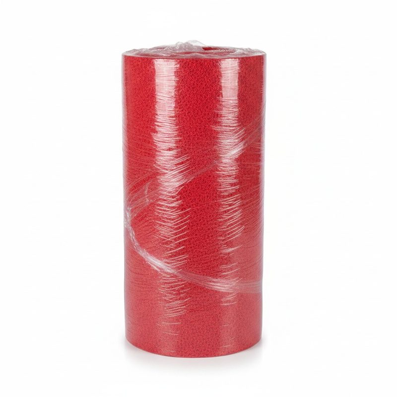 Rouleau de paillasson vinyle rouge pour découpe sur mesure