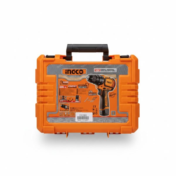 Perceuse à percussion sans fil 16V Brushless INGCO CIDLI16682