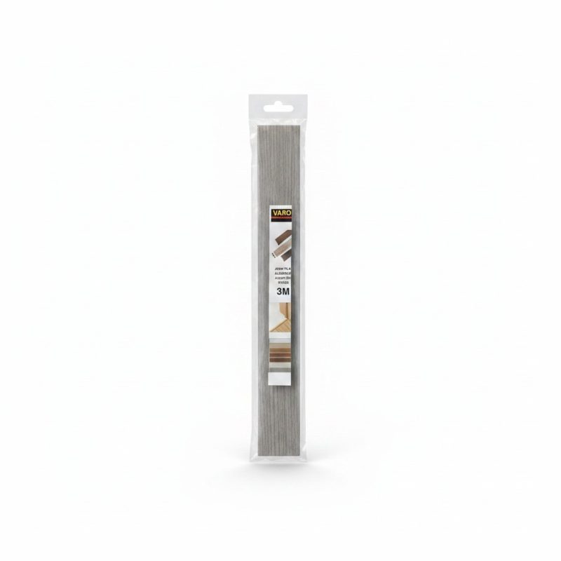 Joint Plat Aluminium Adhésif 40mm Argent Cérusé VARO