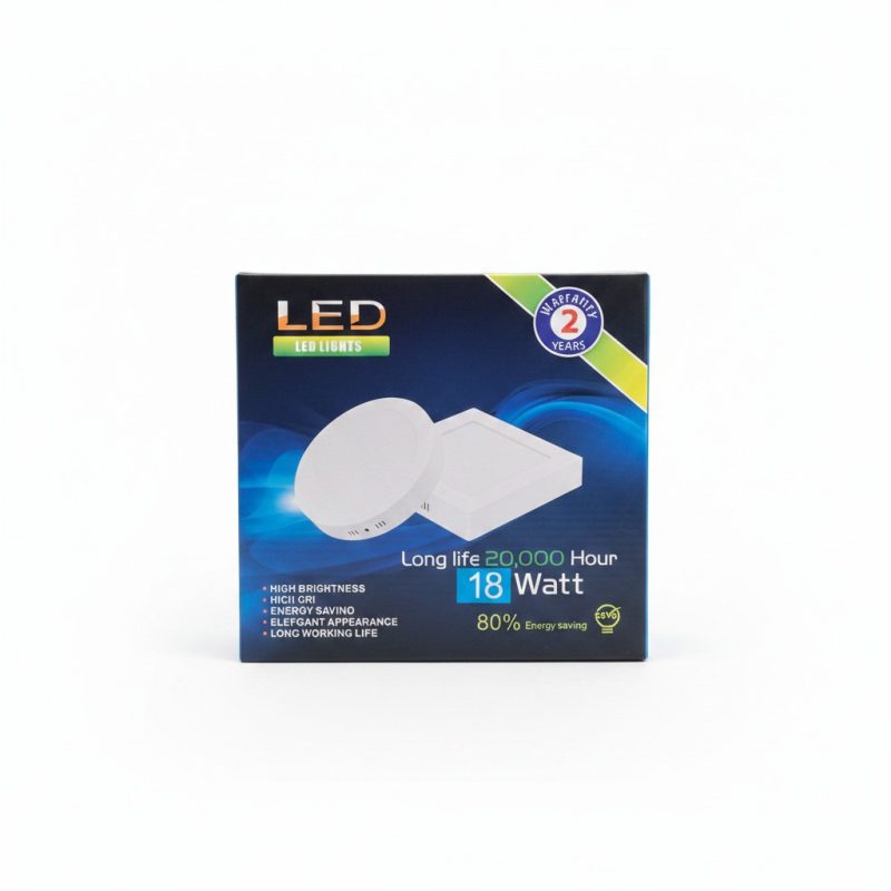 9574141 Plafonnier LED Rond 18W pour Intérieur Longue Durée