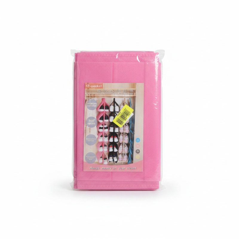 Sac de Rangement Suspendu 12 Poches pour Chaussures