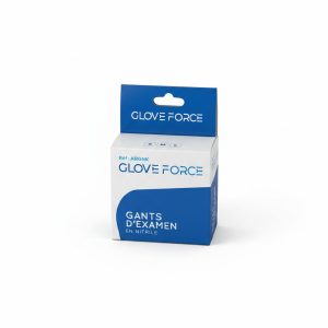 Gants Nitrile Jetables Bleus T.L Glove Force (Boîte de 10)