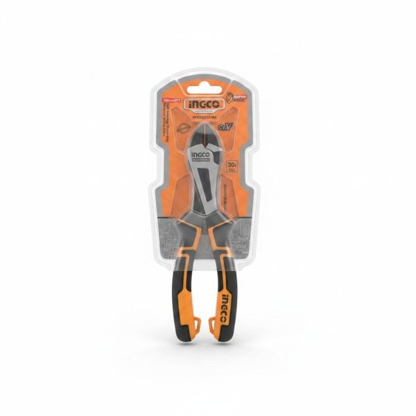 Pince coupante diagonale 180mm haute performance INGCO