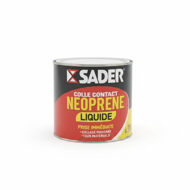 7648931 Colle Contact Néoprène Liquide SADER pour Tous Matériaux 500g
