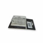 Paire de supports d'étagère pour glace 22.5mm transparent