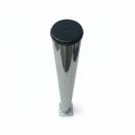 Piètement Métallique Chromé Réglable Ø60 mm H. 60-81 cm