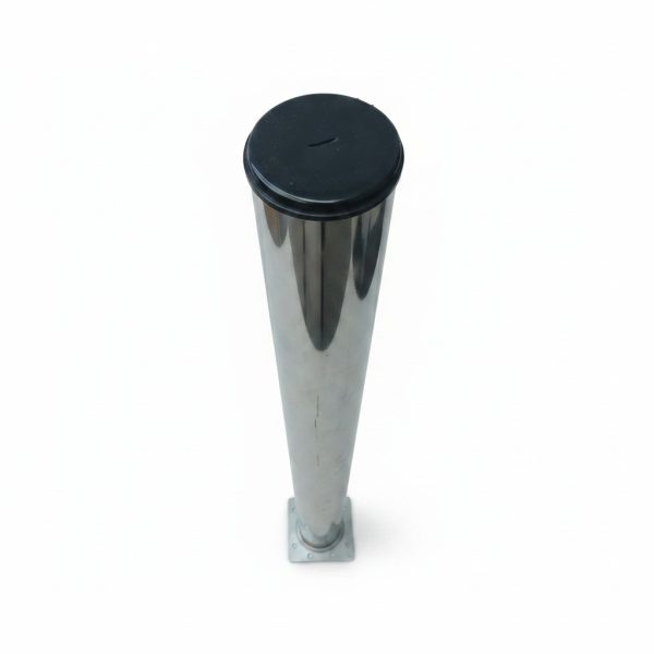 Piètement Métallique Chromé Réglable Ø60 mm H. 60-81 cm