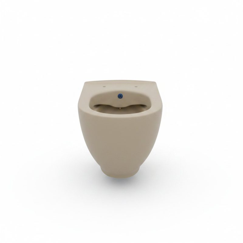 Cuvette suspendue City Cappuccino en céramique