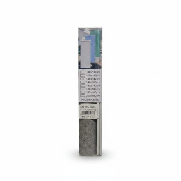 Store Enrouleur Blackout Polyester 120x180 cm Gris
