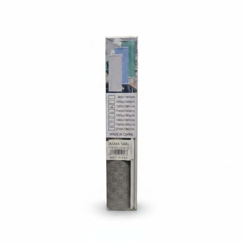 9770751 Store Enrouleur Blackout Polyester 120x180 cm Gris