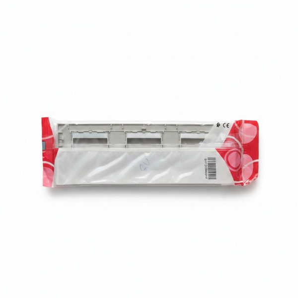 Plaque Triple Horizontale Alyans Gris Métal Ingelec P2521G