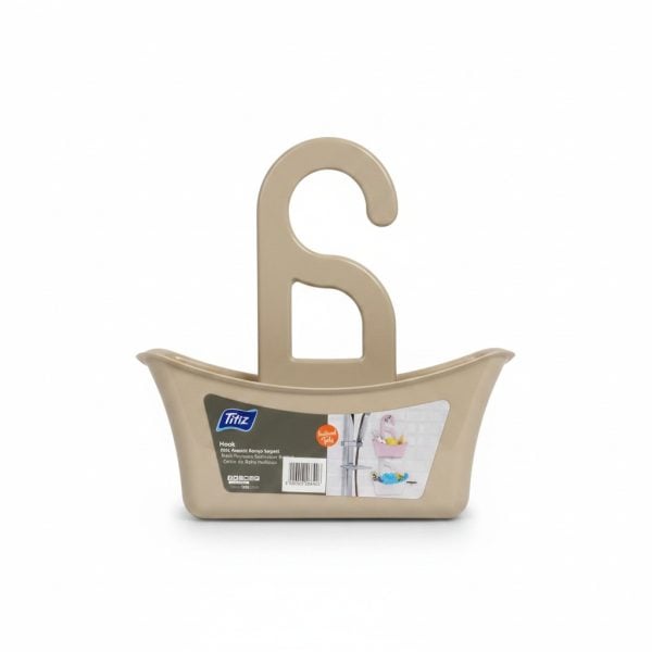 Panier de douche à suspendre Titiz en plastique beige