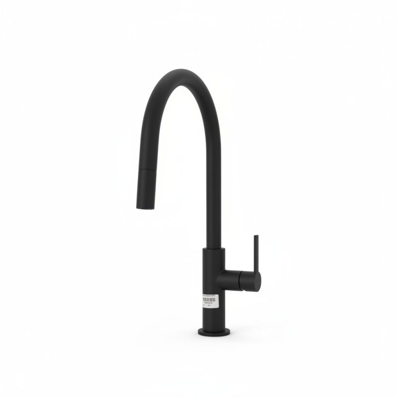 Mitigeur de cuisine Franke Maris Slim J Pull Down Noir Mat