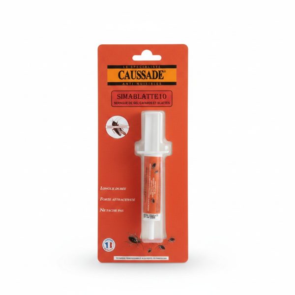 Seringue Gel Anti-Cafards et Blattes 10g Caussade