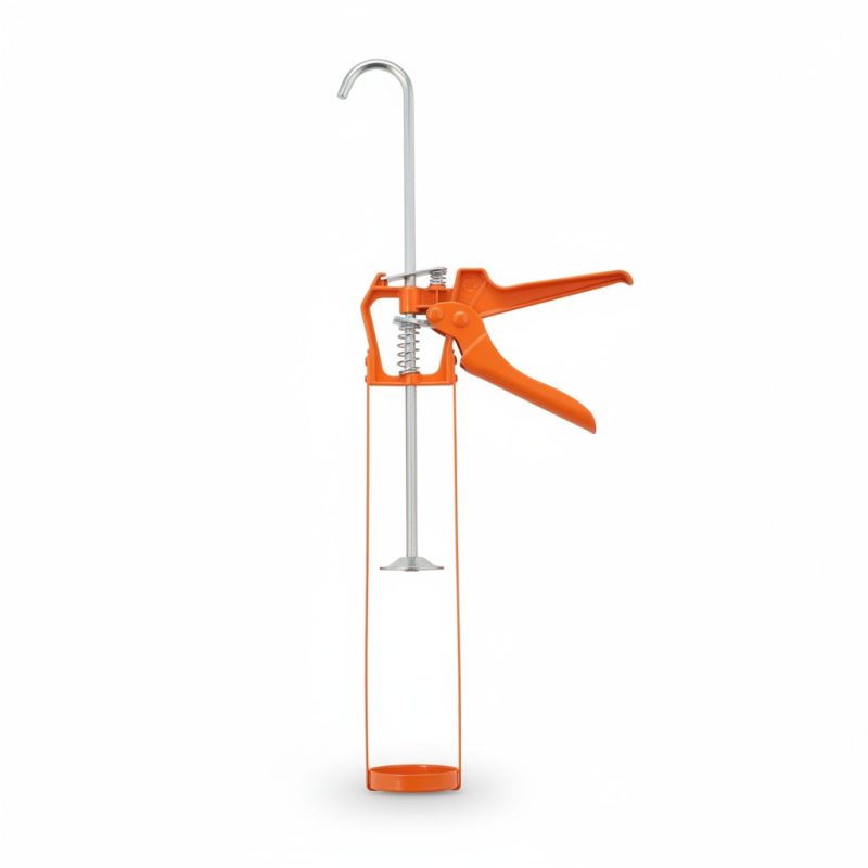 Pistolet à cartouche type squelette pour mastic et colle