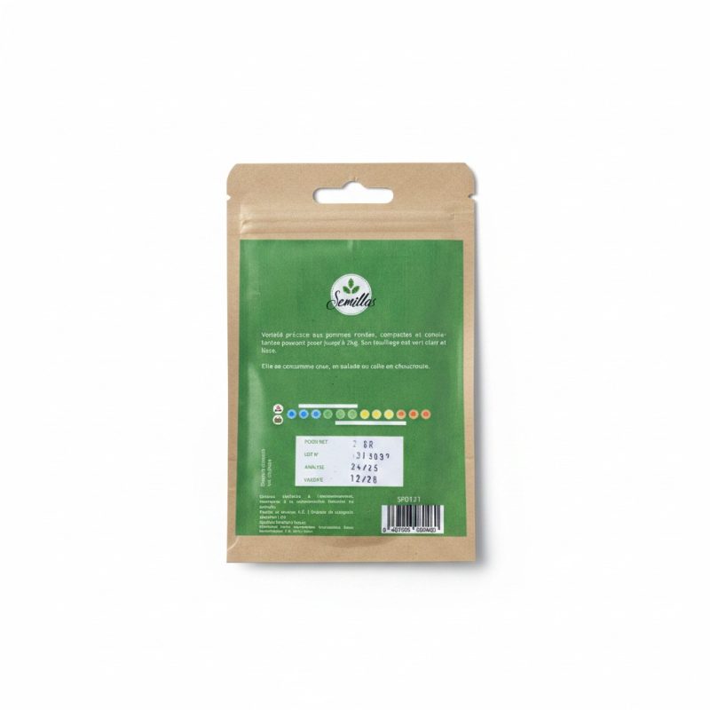 Sachet de graines de Chou Cabus Semillas 2g