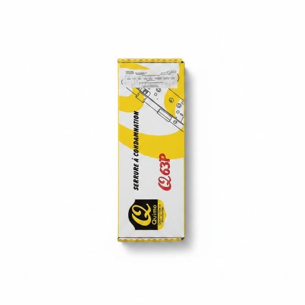 Serrure à larder WC Q63P Inox Bouts Ronds | Quimo
