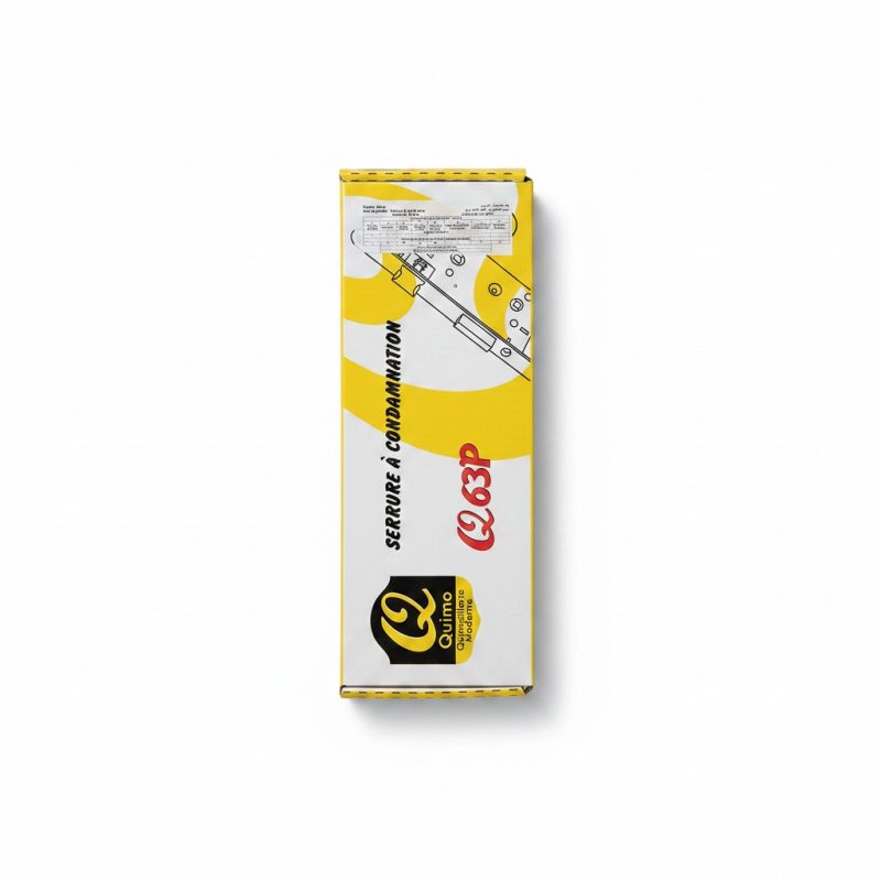 9711501 Serrure à larder WC Q63P Inox Bouts Ronds | Quimo