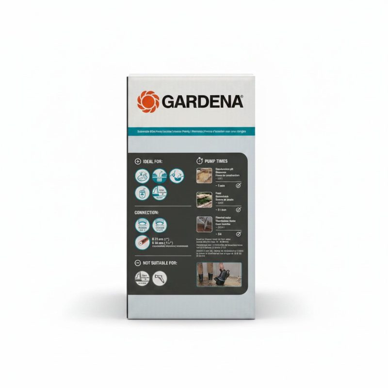 Videcave eaux chargées Gardena 20000, 20000 l/h 550W