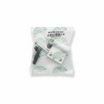 Paumelle de meuble Napida en aluminium blanc avec visserie