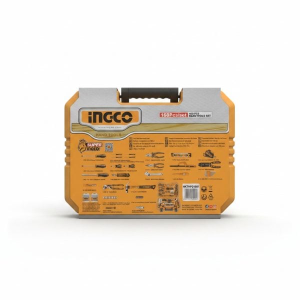 Coffret à outils 168 pièces INGCO HKTHP21681