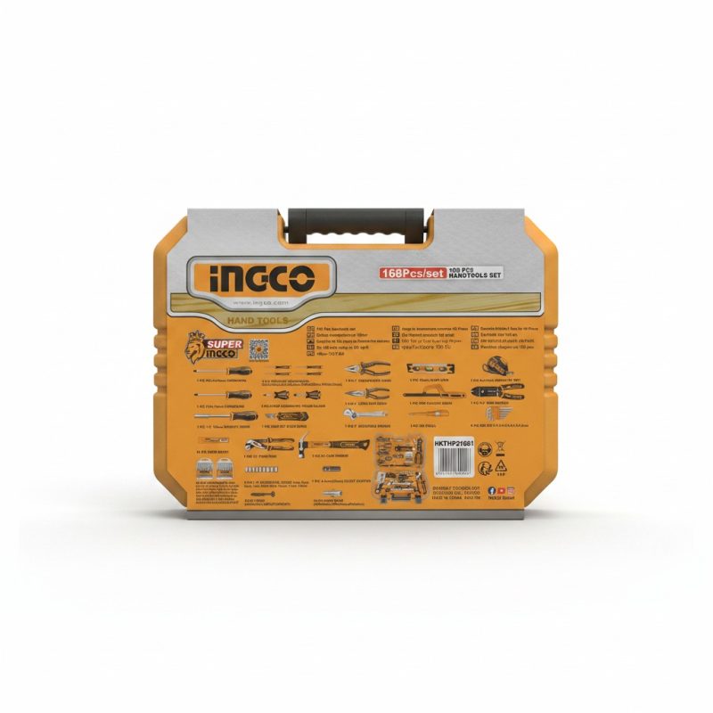 Coffret à outils 168 pièces INGCO HKTHP21681