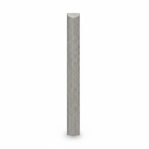 Joint de Finition Bombé Aluminium Gris 3m VAROX