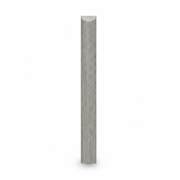 Joint de Finition Bombé Aluminium Gris 3m VAROX