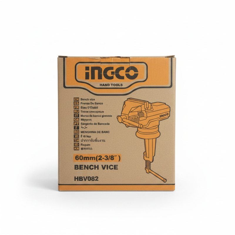 Étau d'établi à base pivotante 60mm INGCO HBV082
