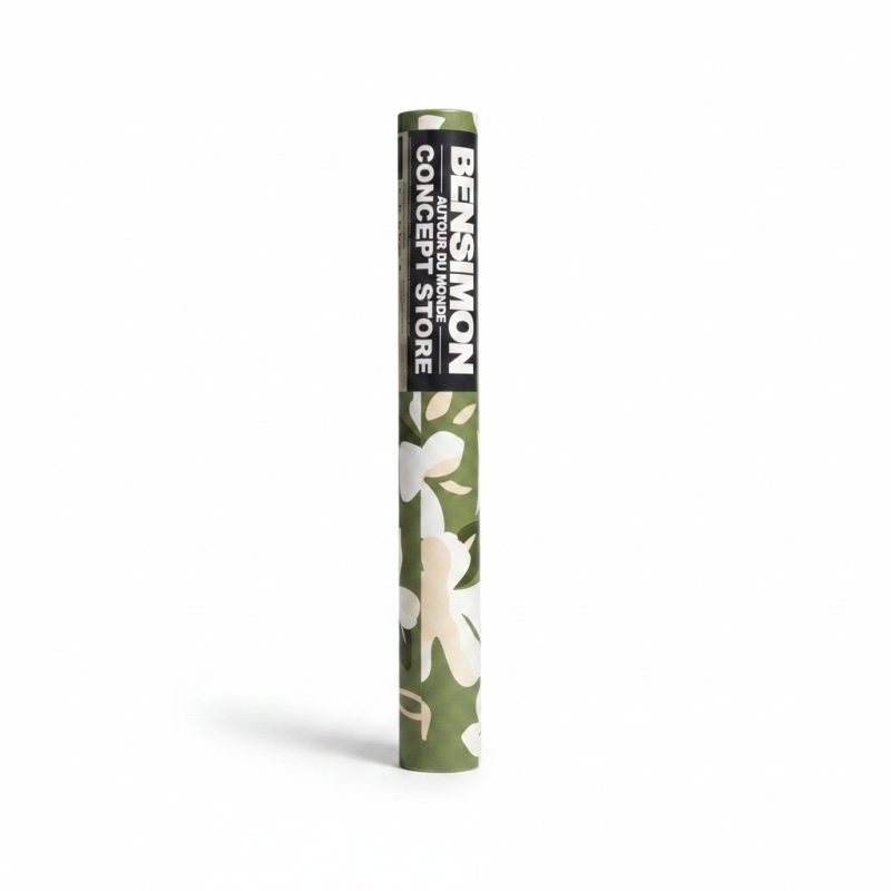 Papier Peint Hawaï Kaki Bensimon Motif Végétal