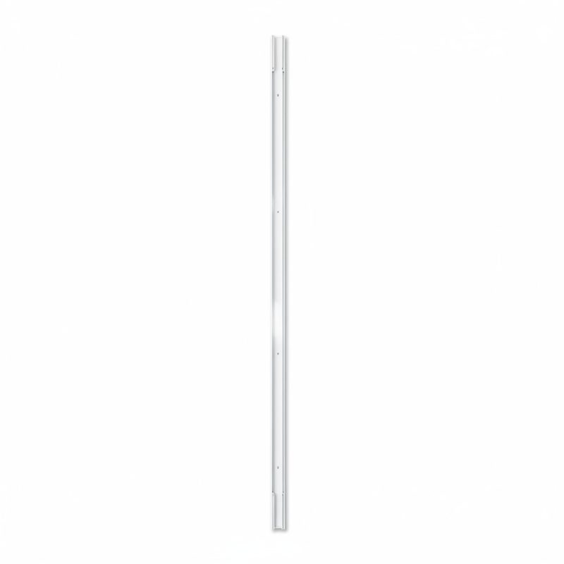 9453791 Rail pour rideau en métal blanc pour brisevue et voilages