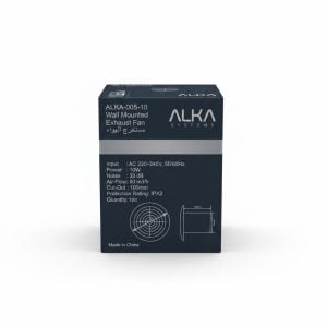 Extracteur d'air mural 100mm ALKA-005-10 ALKA SYSTEMS