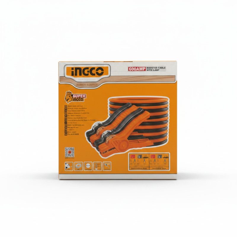 Câbles de démarrage 600A avec lampe LED INGCO