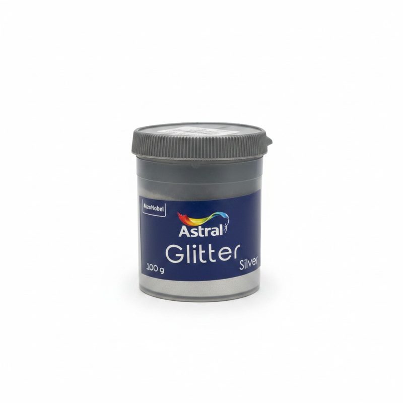 Paillettes décoratives Glitter Silver 100g Astral