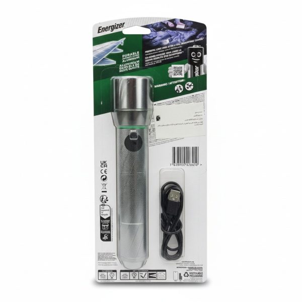 Torche Rechargeable 1200 Lumens Aluminium Energizer