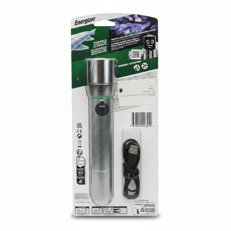 9623191 Torche Rechargeable 1200 Lumens Aluminium Energizer