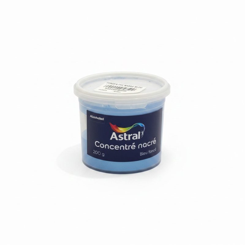 Concentré Nacré Bleu Foncé 100g Astral pour Peinture Déco