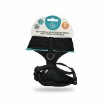Harnais doux en maille noir S Lisy Pet pour petit chien