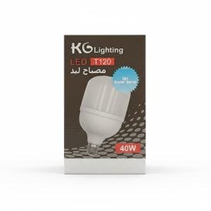 Lampe LED T120 E27 40W 6500K KG, lumière froide intense