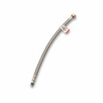 Flexible Sanitaire 3/8 F x M10 30 cm Double Tresse Inox