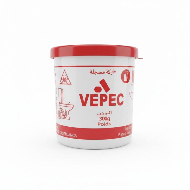 Déboucheur canalisations en paillettes VEPEC 300g
