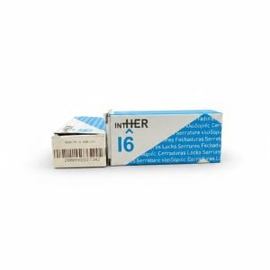 Cylindre Inther I6 70mm (35x35mm) nickelé brillant