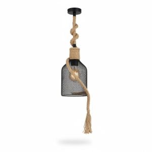 Suspension Jevana Corde et Métal D150 E27